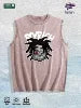 FlyRich Cartoon Graphic Washed Vest US Warehouse 3 Colors Cotton Tank