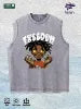 Freedom Graphic Washed Vest US Warehouse 3 Colors Cotton Tank