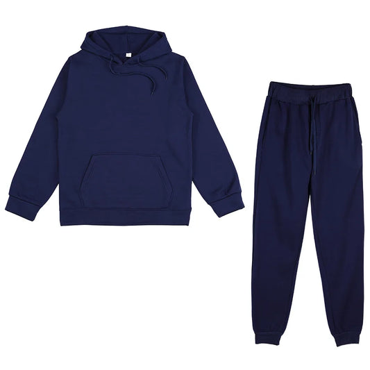 Men's Sets Piece Clothing Set Autumn Tracksuit Patchwork Hoodie Sweatshirt Long Pant Jogger Outfit Set Men's sportwear Suit