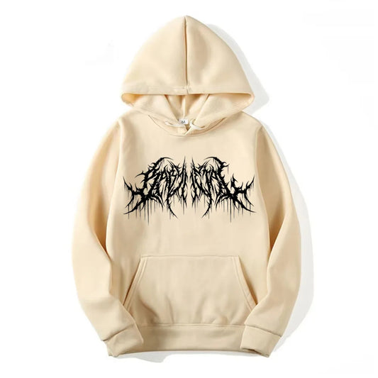 Men's hoodie, graphic streetwear for men, hip-hop style, gothic long-sleeve pullover for spring and autumn WK020