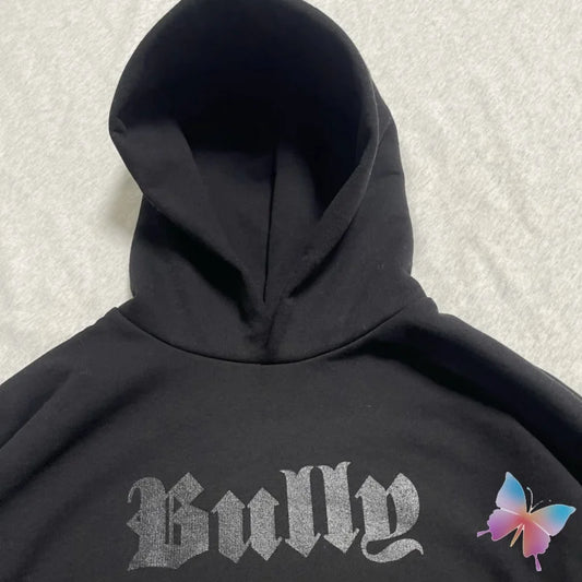 Oversized American Kanye BULLY Hoodies High Quality Letter Print Fleece Hooded Sweatshirts Hiphop Street Casual Men Women Hoodys
