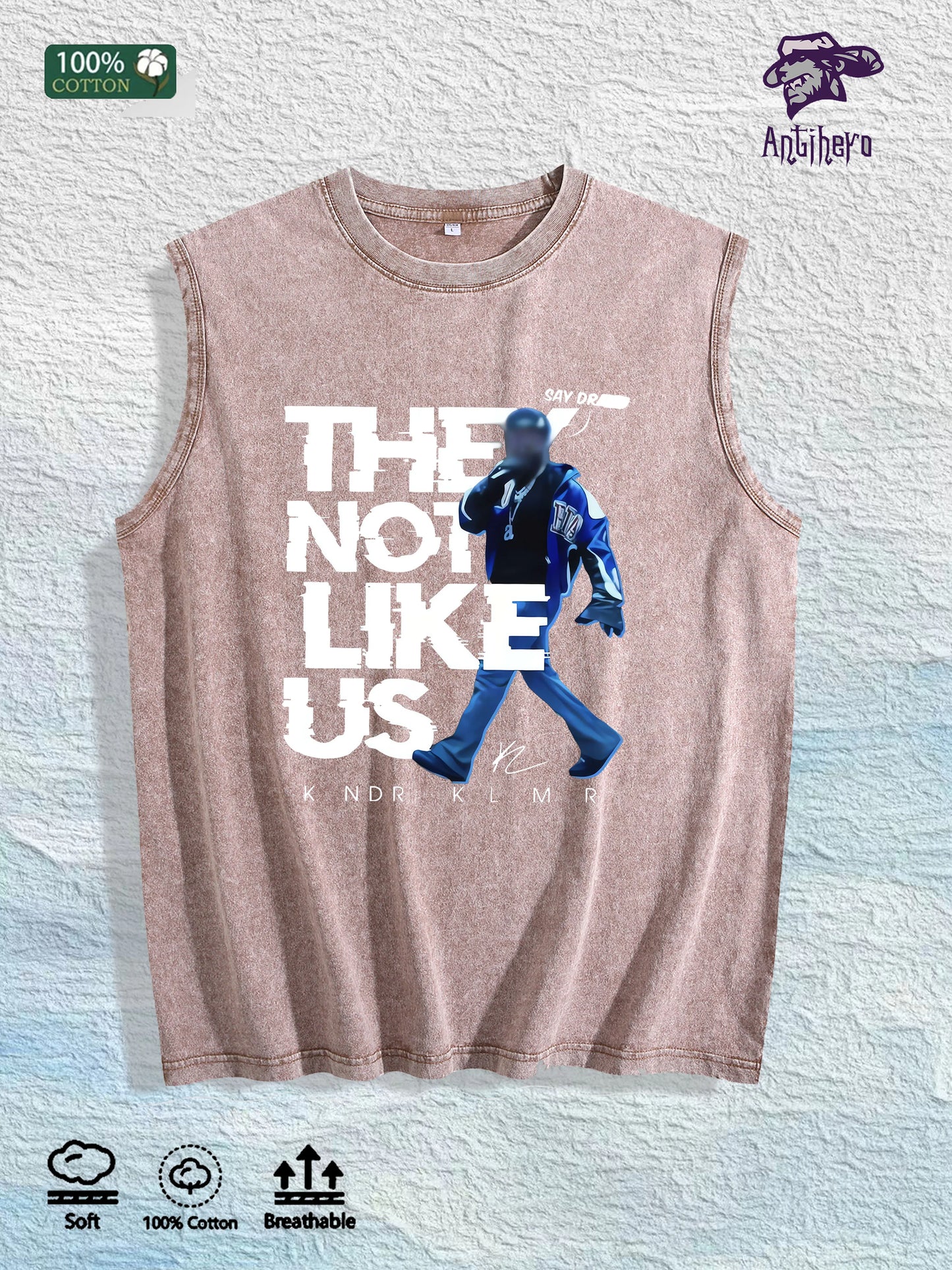 Antihero They Not Like Us Tank Top 100% Cotton US Warehouse 7 Colors