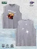 IN GLOCK WE TRUST Printed Washed Vest US Local Warehouse 3 Colors Cotton Breathable Trendy Top