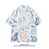 Fashion 2022 Wholesale Shirts for Men Streetstyle Mens Wear Paisley Design Sublimation Shirts