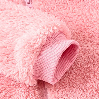 Baby Boy Clothes Spring Autumn Hooded Warm Baby Rompers Cute Plush Bear Overall Toddler Girl Jumpsuit Infants Crawling Clothing
