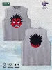 Anime Character Graphic Washed Vest US Warehouse 3 Colors Cotton Tank