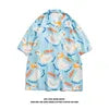 Fashion 2022 Wholesale Shirts for Men Streetstyle Mens Wear Paisley Design Sublimation Shirts