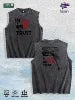 Skull - Patterned Washed Vest US Local Warehouse 3 Colors Cotton Breathable Trendy Top