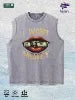 I WANT MONEY Graphic Washed Vest US Warehouse 3 Colors Cotton Tank