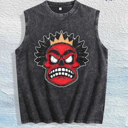 Antihero Crown Skull Tank Top 100% Cotton US Warehouse 7 Colors