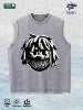 Dreadlocks Character Graphic Washed Vest US Warehouse 3 Colors Cotton Tank