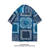 Fashion 2022 Wholesale Shirts for Men Streetstyle Mens Wear Paisley Design Sublimation Shirts