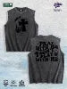Religious Slogan Printed Washed Vest US Local Warehouse 3 Colors Cotton Breathable Trendy Top