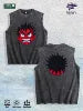Anime Character Graphic Washed Vest US Warehouse 3 Colors Cotton Tank