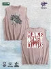 Make Money Not Excuses Graphic Washed Vest US Warehouse 3 Colors Cotton Tank