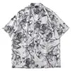 Fashion 2022 Wholesale Shirts for Men Streetstyle Mens Wear Paisley Design Sublimation Shirts