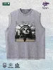 Valley Dreams Liberty Graphic Washed Vest US Warehouse 3 Colors Cotton Tank