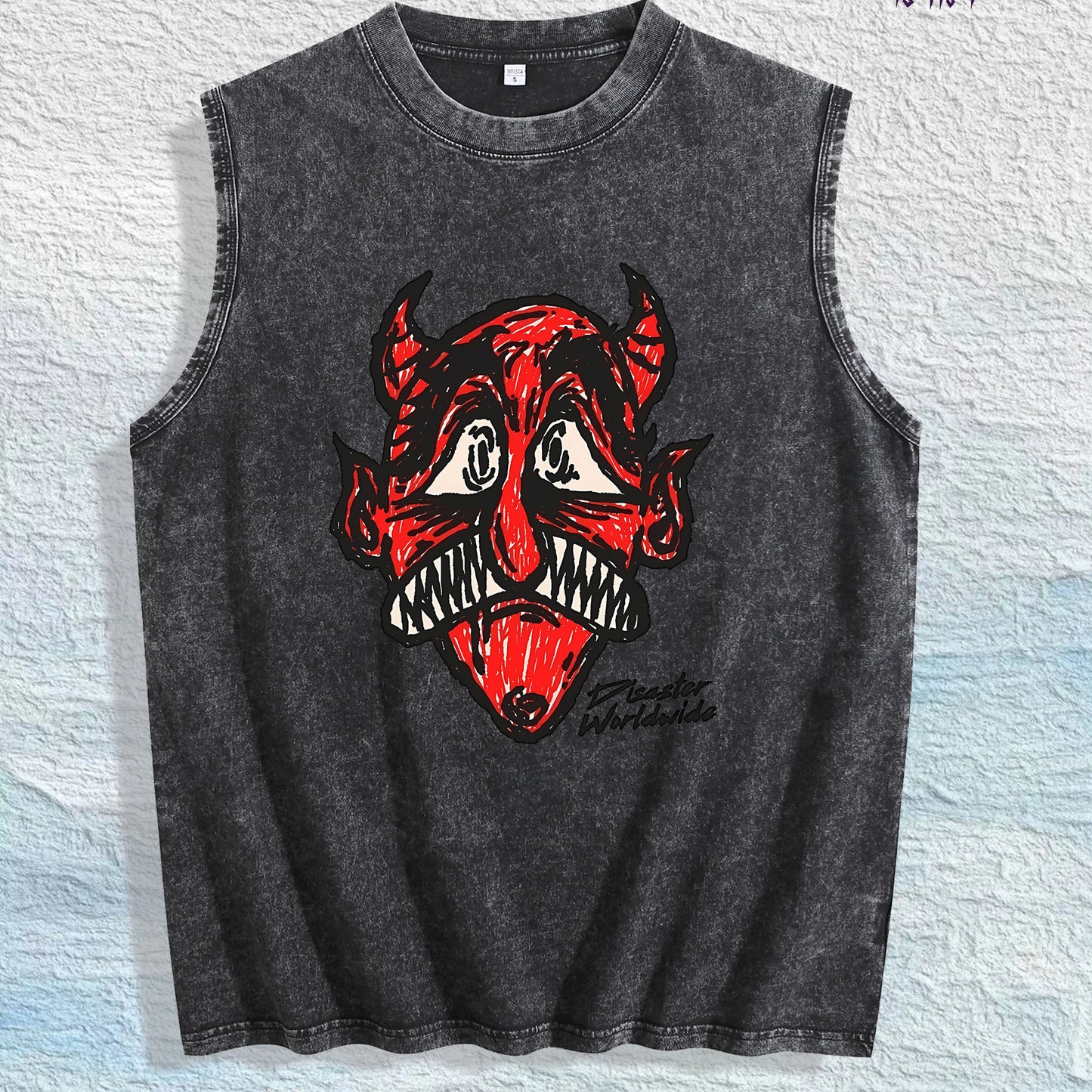 Antihero Devil Graphic Tank Top 100% Cotton US Warehouse 7 Colors