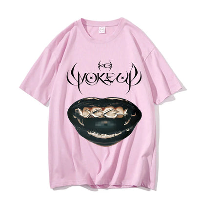 Xg Woke Up T-shirts HipHop R&B Pop Girls Band Printing Tee-shirts Women Men New Song Album Graphic Print Tshirts Short Sleeve