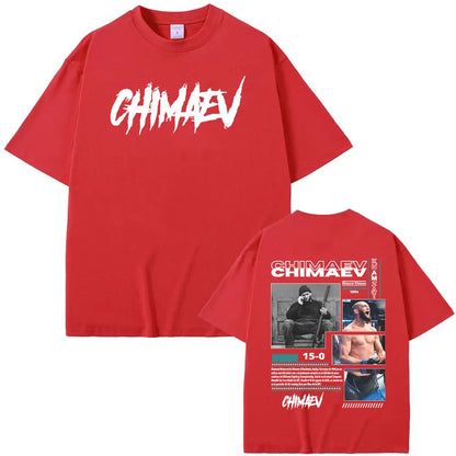 Khamzat Chimaev Graphic Cover T Shirts Men Women Summer Fashion Hip Hop Trending T-shirts High Quality Oversized Comfort T-shirt