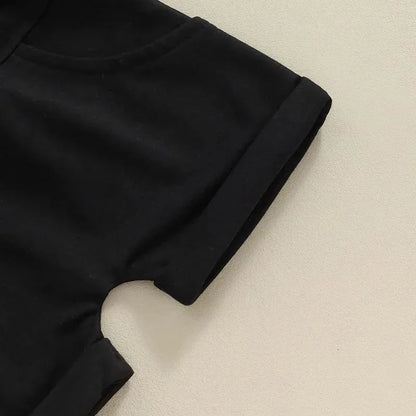 Summer Baby Boys Mama's Best Clothes Outfits Cotton Short Sleeve Tops Shorts Infant Kids Clothing Sets