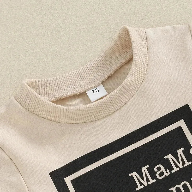 Summer Baby Boys Mama's Best Clothes Outfits Cotton Short Sleeve Tops Shorts Infant Kids Clothing Sets
