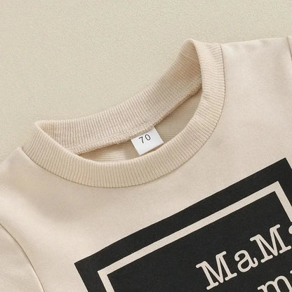 Summer Baby Boys Mama's Best Clothes Outfits Cotton Short Sleeve Tops Shorts Infant Kids Clothing Sets