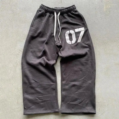 Men's Pants Ropa Hombre Retro Men Y2k Street Harajuku Oversized Trousers Loose Casual Wide Leg Sport Sweatpants Baggy