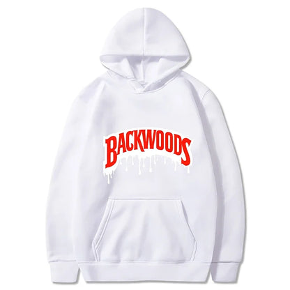 Dripping Backwoods Hoodies Men Fashion Letter Graphic Printed Sweatshirts Women Casual Cool Harajuku Streetwear Hooded Pullovers