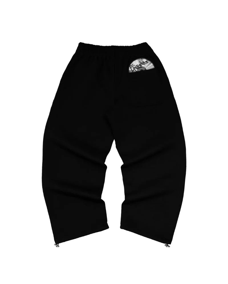 Street wear punk hip hop men suit Y2K new American gothic Harajuku embroidery design jumper oversized casual loose sports suit