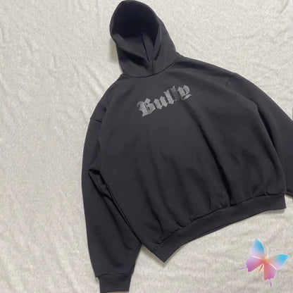 Oversized American Kanye BULLY Hoodies High Quality Letter Print Fleece Hooded Sweatshirts Hiphop Street Casual Men Women Hoodys