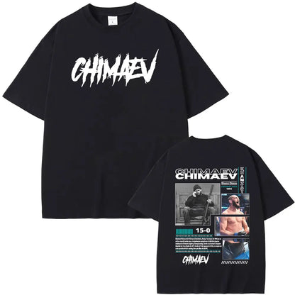 Khamzat Chimaev Graphic Cover T Shirts Men Women Summer Fashion Hip Hop Trending T-shirts High Quality Oversized Comfort T-shirt