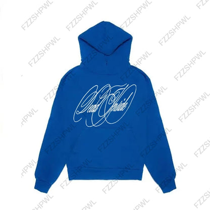 Unisex Hip Hop Oversized Y2K Hooded sweatshirt Punk Harajuku Letter Print Casual Hoodie sweatshirt Rock Goth Streetwear Pullover