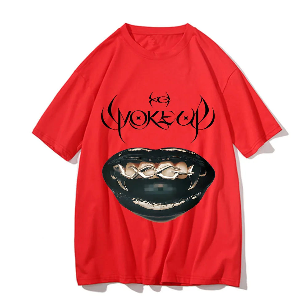 Xg Woke Up T-shirts HipHop R&B Pop Girls Band Printing Tee-shirts Women Men New Song Album Graphic Print Tshirts Short Sleeve