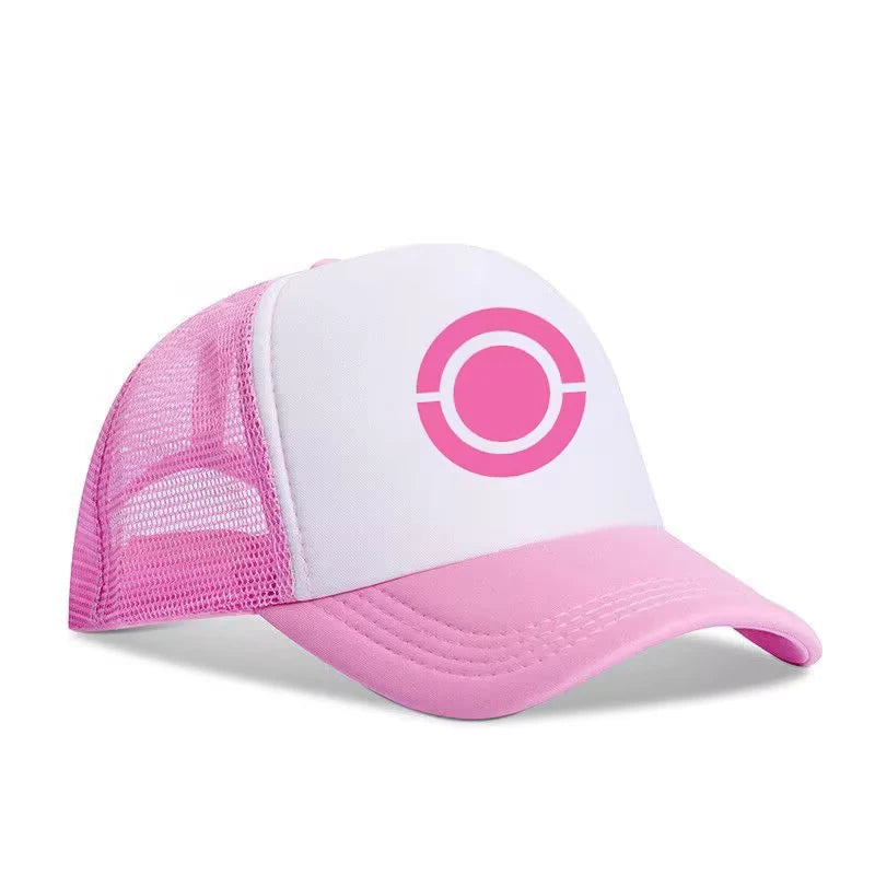 Anime Splicing Sun Hat Ash Ketchum Cosplay Unisex printing Baseball Cap Pocket Snapback Adjustable Hats Prop