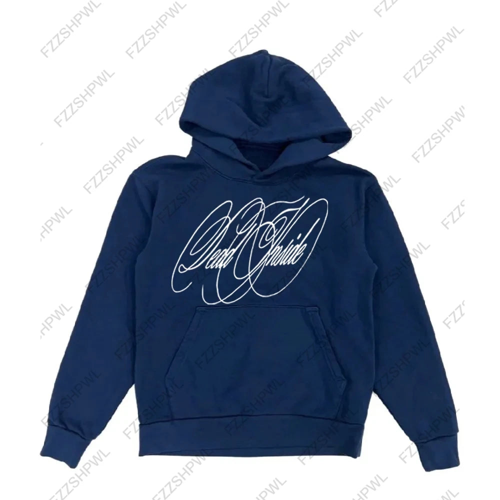 Unisex Hip Hop Oversized Y2K Hooded sweatshirt Punk Harajuku Letter Print Casual Hoodie sweatshirt Rock Goth Streetwear Pullover