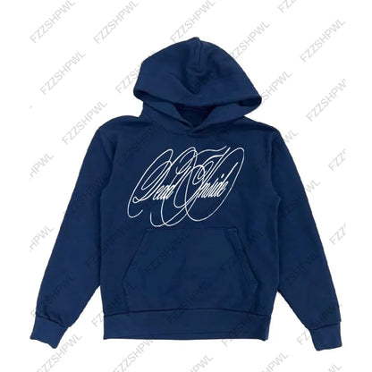 Unisex Hip Hop Oversized Y2K Hooded sweatshirt Punk Harajuku Letter Print Casual Hoodie sweatshirt Rock Goth Streetwear Pullover