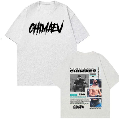 Khamzat Chimaev Graphic Cover T Shirts Men Women Summer Fashion Hip Hop Trending T-shirts High Quality Oversized Comfort T-shirt