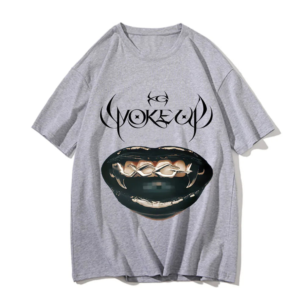 Xg Woke Up T-shirts HipHop R&B Pop Girls Band Printing Tee-shirts Women Men New Song Album Graphic Print Tshirts Short Sleeve